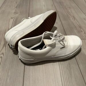 Vans Era Classic Tumble White Leather - Women's Size 7